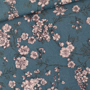 SYAS 2212 Linnen-Viscose Cherry Blossom